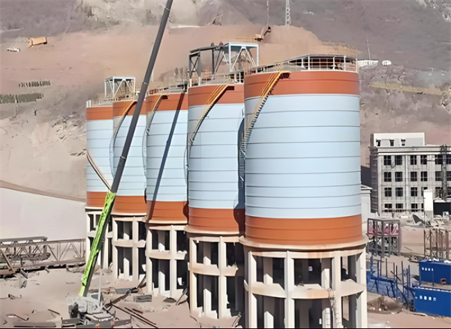 彭山高架钢板仓